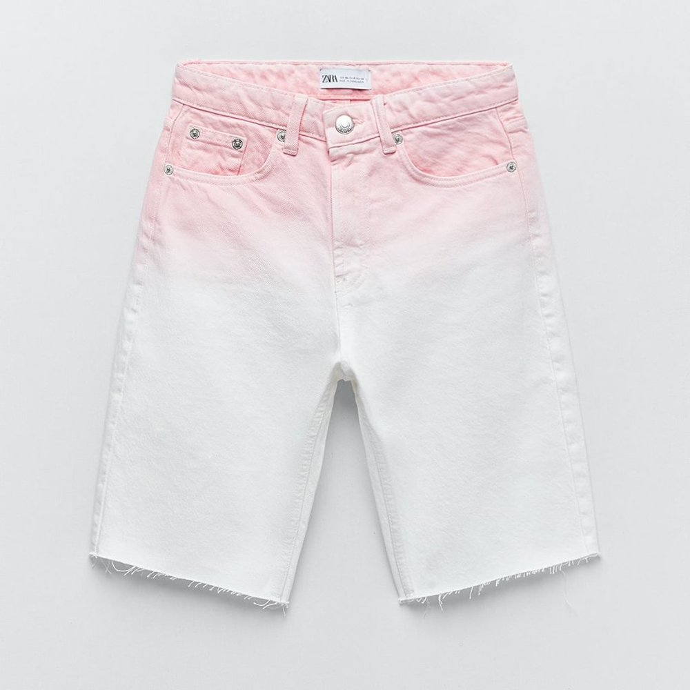 ZARA BERMUDA DENIM SHORTS